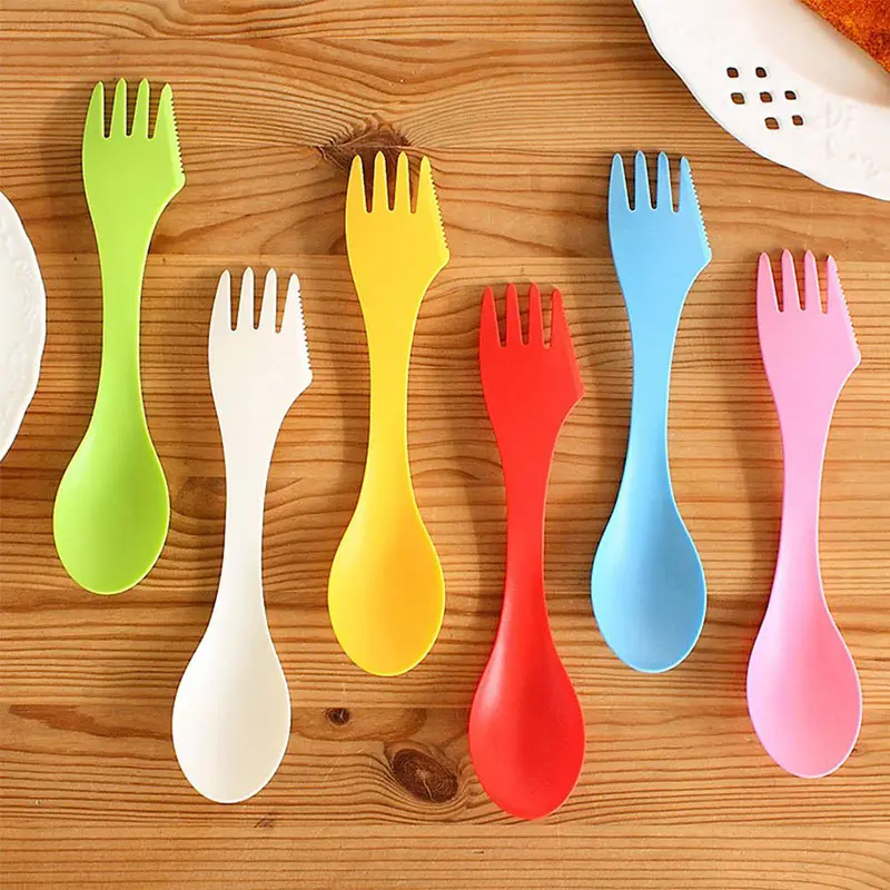 6Pcs 3 In 1 Spoon Fork Knife Combo Utensils Flatware 6 Color Heat Resistant Outdoor Camping Home Hiking Picnic Lunch Tableware
6Pcs 3 In 1 Spoon Fork Knife Combo Utensils Flatware 6 Color Heat Resistant Outdoor Camping Home Hiking Picnic Lunch Tableware
