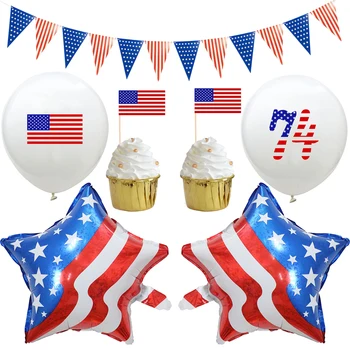 American National Day Balloon Flag Cake Toppers Party Favors Supplies Kids Party Decorations for National Independence Day 2019
American National Day Balloon Flag Cake Toppers Party Favors Supplies Kids Party Decorations for National Independence Day 2019