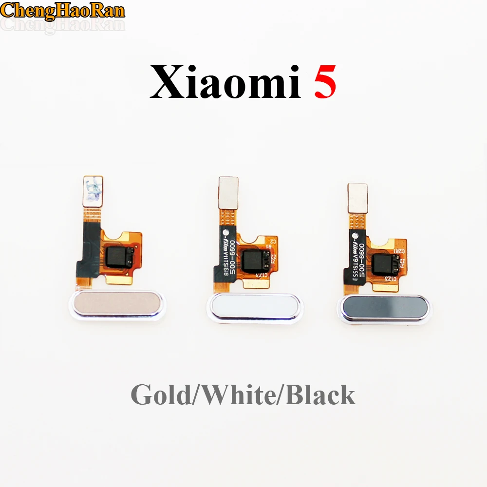 ChengHaoRan для Xiaomi 5 MI5 Новый сканер отпечатков пальцев сенсор шлейф с Touch ID Главная