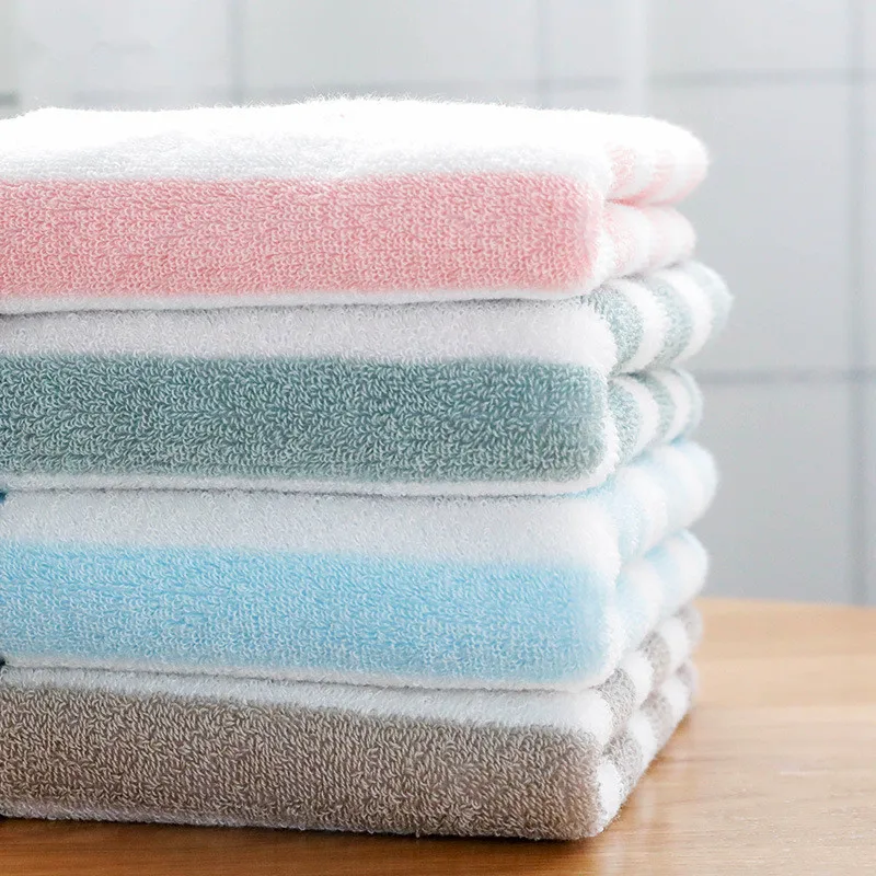 34x75cm 100% Cotton Striped Quick-drying Strong Water Absorption Bath Soft and Comfortable Hand Towel For Adults
34x75cm 100% Cotton Striped Quick-drying Strong Water Absorption Bath Soft and Comfortable Hand Towel For Adults