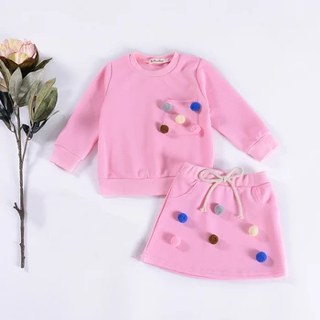 Pink Children Sets Colorful Ball Blouse+Skirt in 2pcs Autumn Spring Girls Clothes 2,3,4,5,6 Years old Tracksuit for Girls
Pink Children Sets Colorful Ball Blouse+Skirt in 2pcs Autumn Spring Girls Clothes 2,3,4,5,6 Years old Tracksuit for Girls