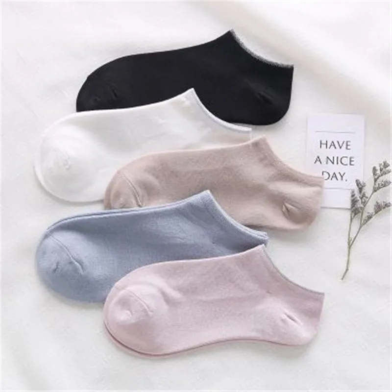 New Summer College Style Slipper Socks Femme Breathable Sweat-Absorbent Cotton Sox Socks Solid Color Short Casual Socks
New Summer College Style Slipper Socks Femme Breathable Sweat-Absorbent Cotton Sox Socks Solid Color Short Casual Socks