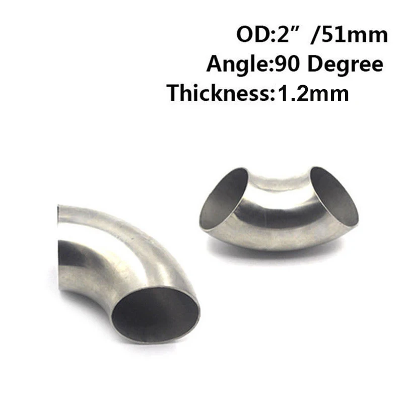 2" inch/51mm Elbow Stainless Steel Exhaust pipe Weldable Bend Universal Replacement Tool Set Parts Durable New
2" inch/51mm Elbow Stainless Steel Exhaust pipe Weldable Bend Universal Replacement Tool Set Parts Durable New