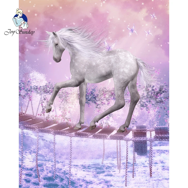 JOY SUNDAY,Needlework,DIY DMC Cross stitch,Sets For Embroidery kit,unicorn scenery cotton thread home Counted Cross-Stitching
JOY SUNDAY,Needlework,DIY DMC Cross stitch,Sets For Embroidery kit,unicorn scenery cotton thread home Counted Cross-Stitching