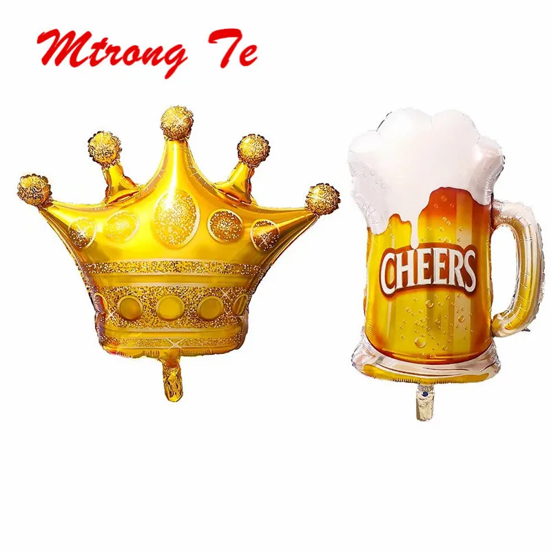10pcs Large Size Princess Crown Beer Cheers Mug Helium Foil Balloons Gold Ballons Birthday Party Decorations Kids Toy Supplies
10pcs Large Size Princess Crown Beer Cheers Mug Helium Foil Balloons Gold Ballons Birthday Party Decorations Kids Toy Supplies
