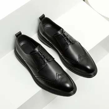 Handmade Classic Leather Mens Fashion British Style Dress Shoes Man Oxfords Lace Up Wedding Brogue Formal Shoes ghn78
Handmade Classic Leather Mens Fashion British Style Dress Shoes Man Oxfords Lace Up Wedding Brogue Formal Shoes ghn78