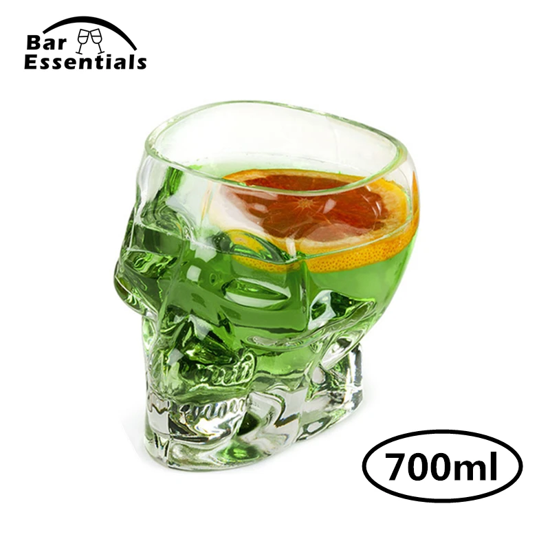 Skull Glass 700ml beer stein shot wine glass Head Whiskey Drinking popular design new fashion party
Skull Glass 700ml beer stein shot wine glass Head Whiskey Drinking popular design new fashion party