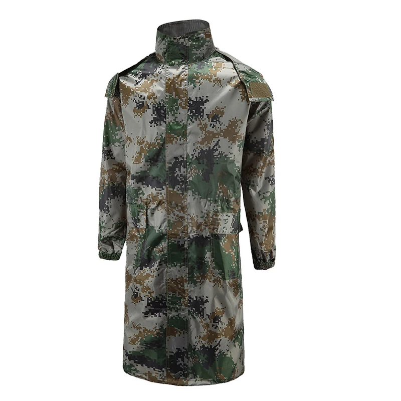 Outdoor Training Camouflage Raincoat Men and Women raincape rain jacket t Men and Women Split Riding Raincoat Rain Pants
Outdoor Training Camouflage Raincoat Men and Women raincape rain jacket t Men and Women Split Riding Raincoat Rain Pants