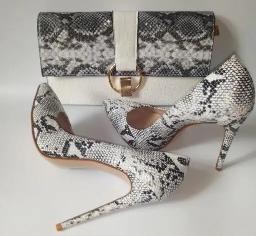 Moraima Snc Fashion High Heel Shoes Snake Printed Leather 12cm Women Shoes Pumps Sexy Pointed Toe Stiletto Heels 35-42
Moraima Snc Fashion High Heel Shoes Snake Printed Leather 12cm Women Shoes Pumps Sexy Pointed Toe Stiletto Heels 35-42