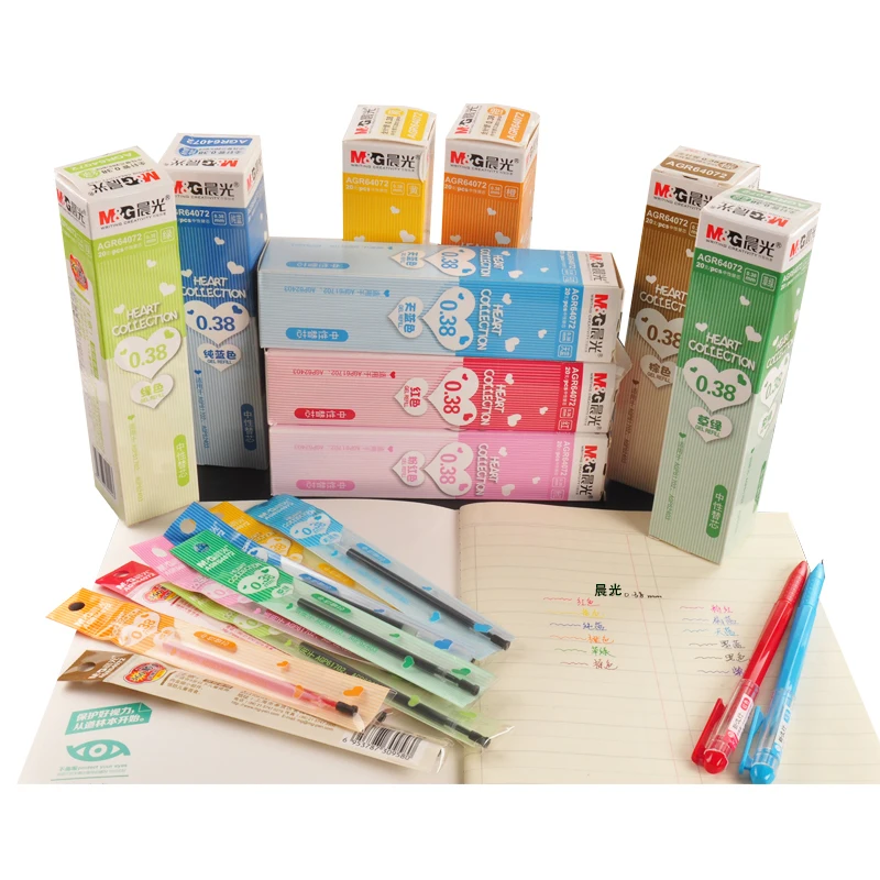 QSHOIC 20pcs/box light neutral color 0.38mm core needle pen refill Korean style for the core box gel pen refill
QSHOIC 20pcs/box light neutral color 0.38mm core needle pen refill Korean style for the core box gel pen refill