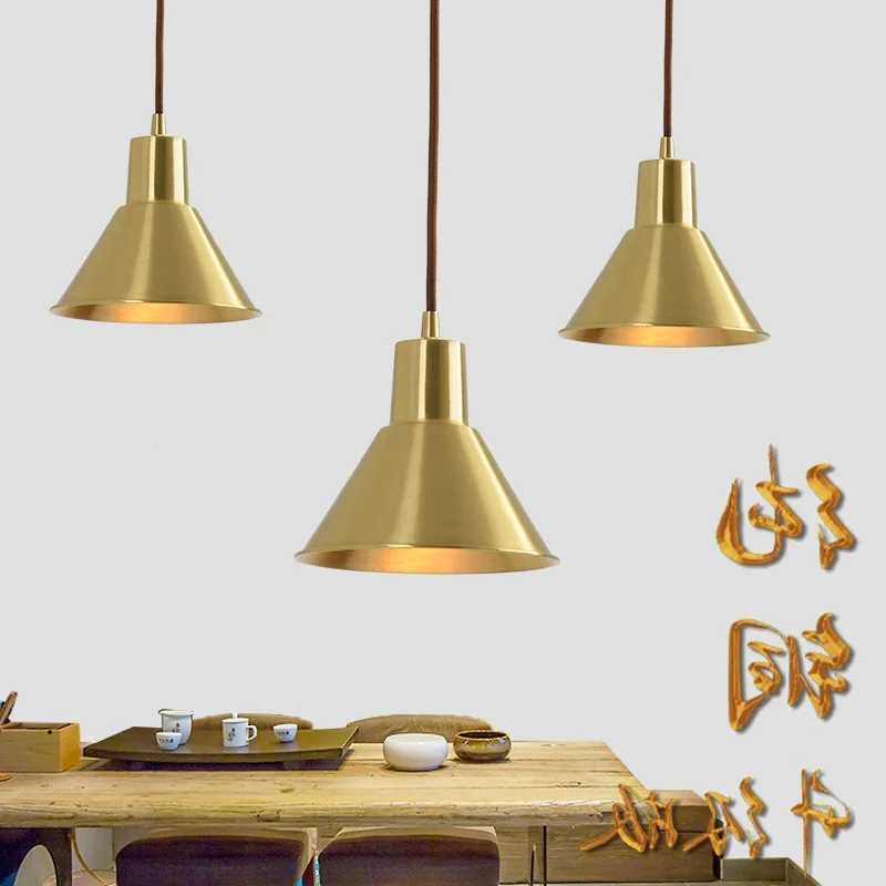 Modern pure copper single head chandelier minimalist originality bar restaurant personalized lamp
Modern pure copper single head chandelier minimalist originality bar restaurant personalized lamp