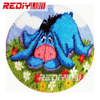 New 3D Latch Hook Rug Kits DIY Needlework Unfinished Crocheting Rug Yarn Cushion Mat Embroidery Carpet Rug Cartoon Blue Donkey
New 3D Latch Hook Rug Kits DIY Needlework Unfinished Crocheting Rug Yarn Cushion Mat Embroidery Carpet Rug Cartoon Blue Donkey