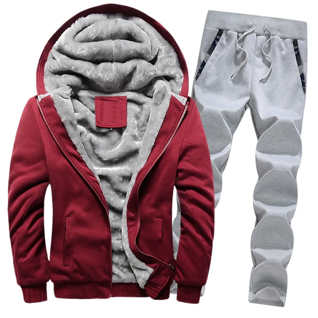 busos para hombre tracksuit men ropa hombre Mens Hoodie Winter Warm Fleece Zipper Sweater Jacket Outwear Coat Top Pants Sets
busos para hombre tracksuit men ropa hombre Mens Hoodie Winter Warm Fleece Zipper Sweater Jacket Outwear Coat Top Pants Sets