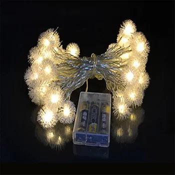 8M 50 LED Bulb Furry Snow Ball Edelweiss Christmas String Lights Outdoor Wedding Garland Decoration decorative lights Night Lamp
8M 50 LED Bulb Furry Snow Ball Edelweiss Christmas String Lights Outdoor Wedding Garland Decoration decorative lights Night Lamp
