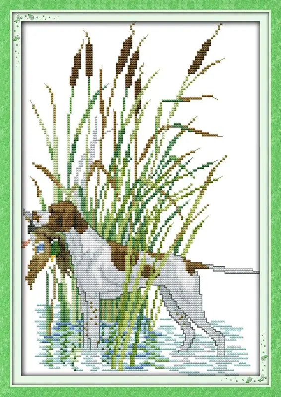 Free Cross Stitching pictures 11CT Foraging in water DIY Needlework DMC Counted Cross Stitch Kits for Embroidery Home decoration
Free Cross Stitching pictures 11CT Foraging in water DIY Needlework DMC Counted Cross Stitch Kits for Embroidery Home decoration