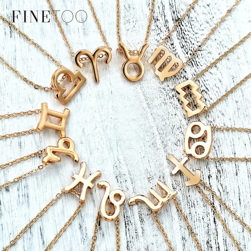 Simple Gold Color Small Zodiac Sign Necklace for Women Fashion 12 Constellation Pendant Necklace Personalized Birthday Gifts
Simple Gold Color Small Zodiac Sign Necklace for Women Fashion 12 Constellation Pendant Necklace Personalized Birthday Gifts