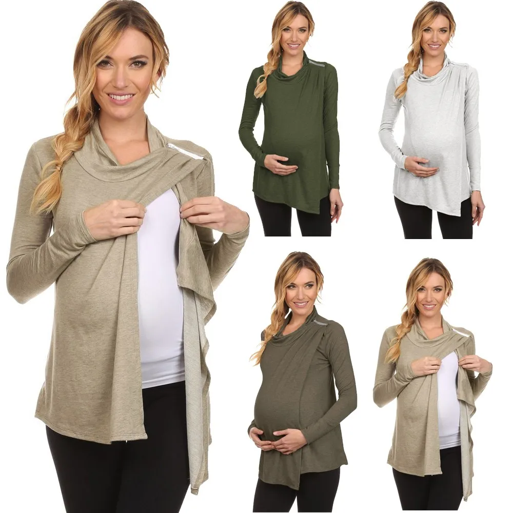 TELOTUNY Women's Nursing Top maternity clothes Long Sleeve solid BreastfeedingShirt borstvoeding breast feeding top ZS24
TELOTUNY Women's Nursing Top maternity clothes Long Sleeve solid BreastfeedingShirt borstvoeding breast feeding top ZS24