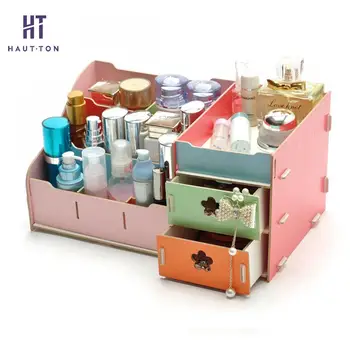 Wooden Cosmetic Storage Box DIY Makeup Organizers Small Drawer Jewelry Box Desktop Sundries Storage Container
Wooden Cosmetic Storage Box DIY Makeup Organizers Small Drawer Jewelry Box Desktop Sundries Storage Container