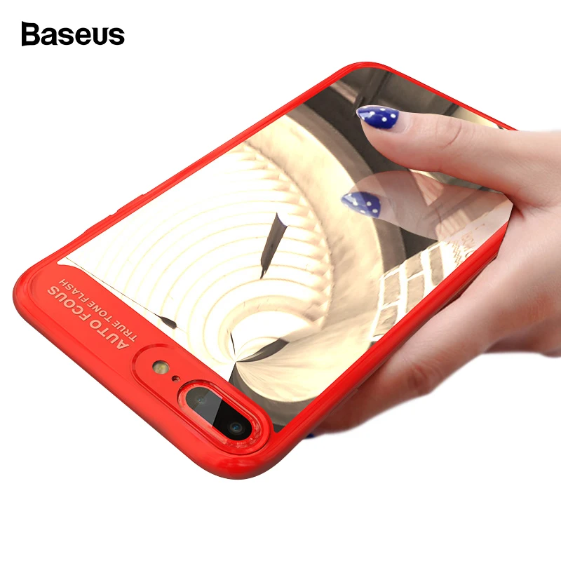 Baseus Brand Mirror Cover Case For iPhone 8 7 Plus Luxury Clear Ultra Thin Capinhas PC & TPU Case For iPhone 8 Coque Funda Capa
Baseus Brand Mirror Cover Case For iPhone 8 7 Plus Luxury Clear Ultra Thin Capinhas PC & TPU Case For iPhone 8 Coque Funda Capa