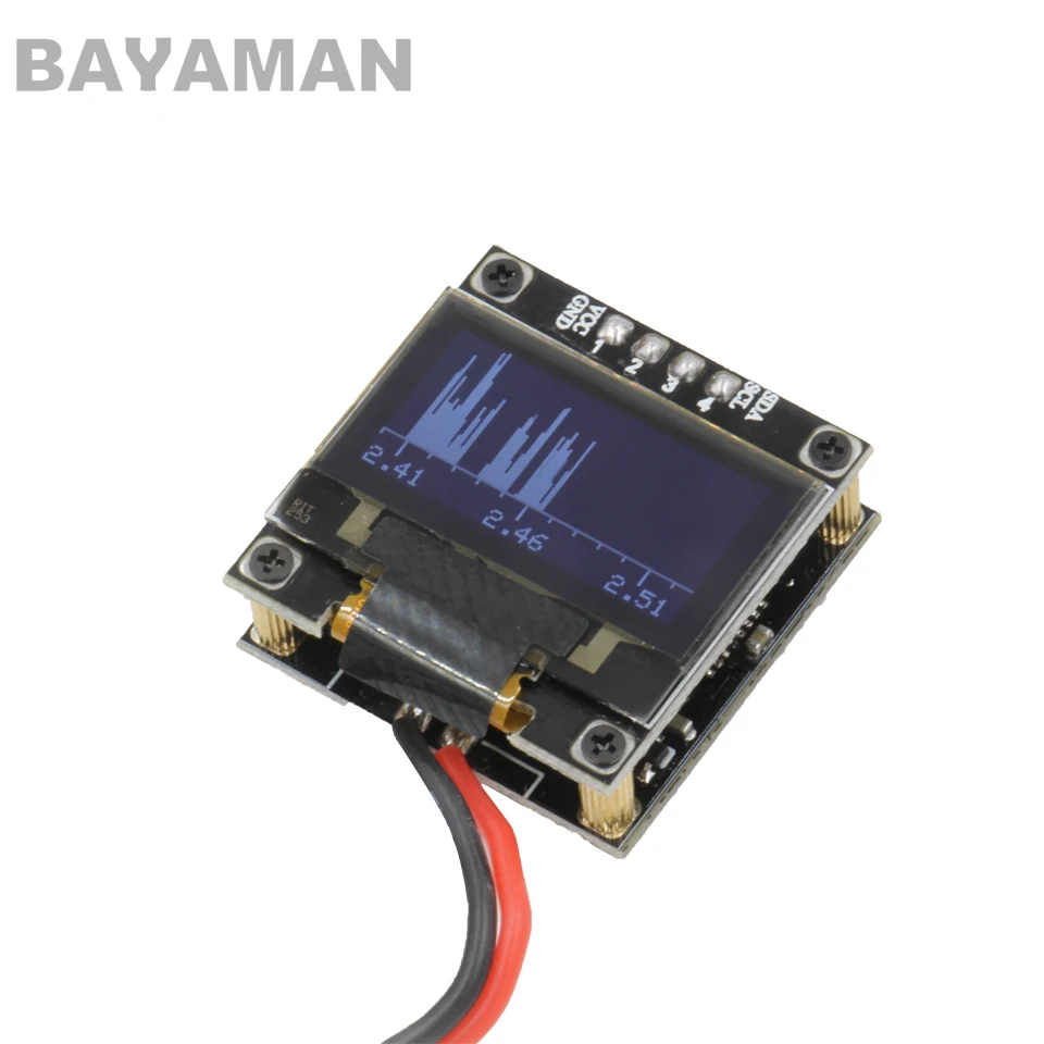 LANTIAN 2.4G Handheld Spectrum Analyzer OLED Display Open Source For RC Drone