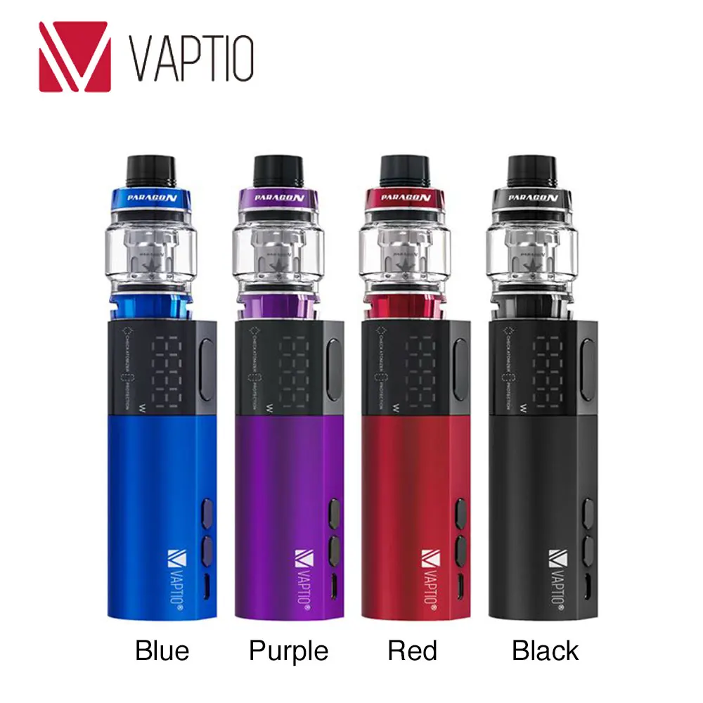 New Original Vaptio VEX 100 VW Kit with 8ml/2ml Paragon Tank & Innovative PARAGON Mesh & Strip Coil E-cig Vape Kit No Battery
New Original Vaptio VEX 100 VW Kit with 8ml/2ml Paragon Tank & Innovative PARAGON Mesh & Strip Coil E-cig Vape Kit No Battery
