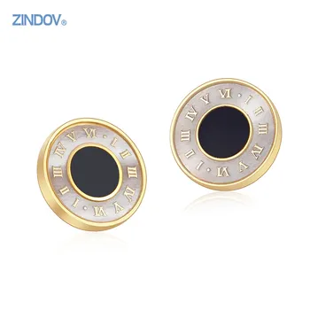 New PVD Rose Gold Stainless Steel Stud Statemate Earrings Gold-Color Shell Fashion Famous Brand Jewelry For Women Girl Wholesale
New PVD Rose Gold Stainless Steel Stud Statemate Earrings Gold-Color Shell Fashion Famous Brand Jewelry For Women Girl Wholesale