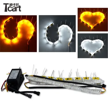 Tcart Dimming function For Hyundai Tucson LED DRL 2009-2014 daylight car Daytime running light with turn signal light
Tcart Dimming function For Hyundai Tucson LED DRL 2009-2014 daylight car Daytime running light with turn signal light
