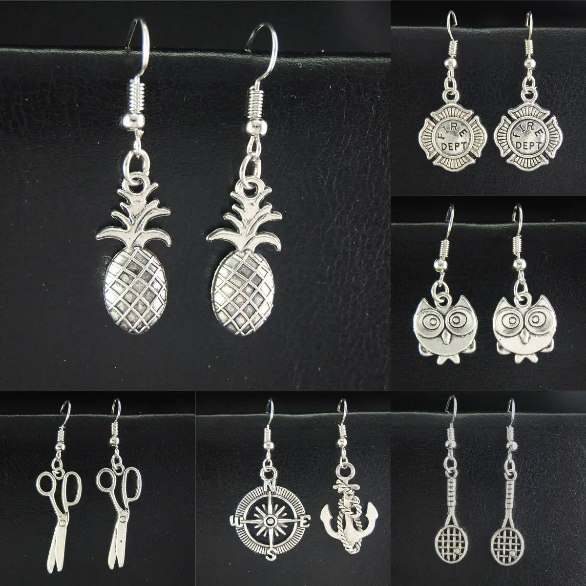 1pair Antique Silver Skull Charms Compass Earrings Dangle Drop Earring For Women Handmade Jewelry
1pair Antique Silver Skull Charms Compass Earrings Dangle Drop Earring For Women Handmade Jewelry