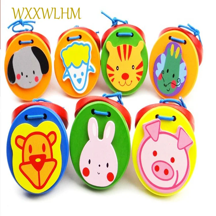 Children's cartoon animals castanets musical instruments cartoon round children's enlightenment intellectual wooden toys
Children's cartoon animals castanets musical instruments cartoon round children's enlightenment intellectual wooden toys