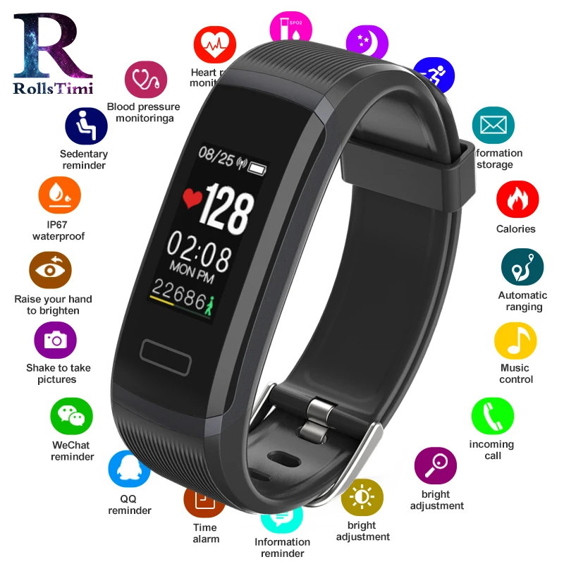 RollsTimi Smart Watch Men Women Heart Rate Monitor Blood Pressure Fitness Tracker Smartwatch Sport Smart Clock Watch IOS Android
RollsTimi Smart Watch Men Women Heart Rate Monitor Blood Pressure Fitness Tracker Smartwatch Sport Smart Clock Watch IOS Android