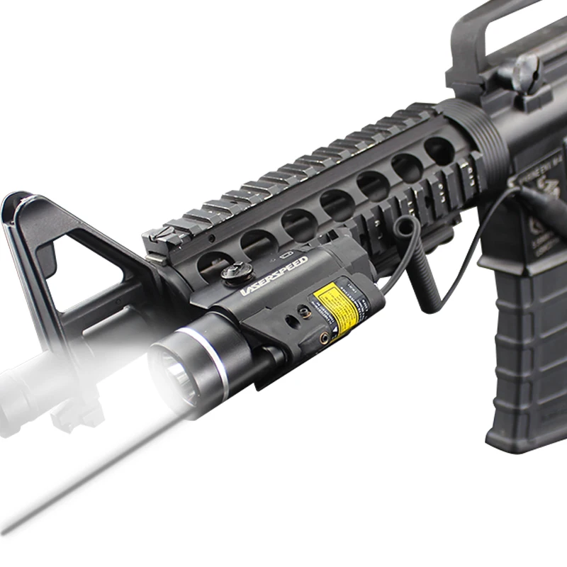 Aluminum Rifle Gun Light w/ IR Laser Weapon Light Night Vision Invisible Shooting Hunting Tactical Infrared Laser Scope Sight
Aluminum Rifle Gun Light w/ IR Laser Weapon Light Night Vision Invisible Shooting Hunting Tactical Infrared Laser Scope Sight