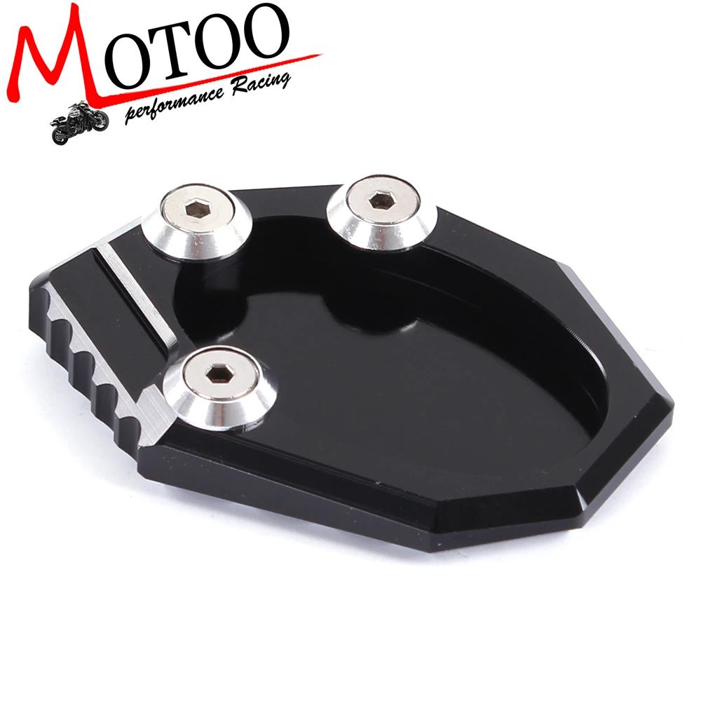 Motoo - CNC Aluminum Motorcycle Side Stand Pad Enlargement Plate Kickstand Extension for KAWASAKI VERSYS 650 KLX 250
Motoo - CNC Aluminum Motorcycle Side Stand Pad Enlargement Plate Kickstand Extension for KAWASAKI VERSYS 650 KLX 250