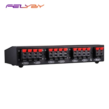 Professional six-way stereo speaker / amplifier comparator bidirectional selection switch switcher
Professional six-way stereo speaker / amplifier comparator bidirectional selection switch switcher
