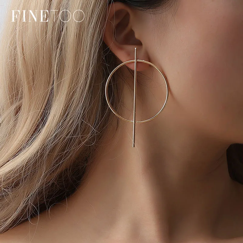 Simple Gold Color Big Hoop Earrings Geometric Bar Circle Earrings for Women Girls Punk Statement Earrings Jewelry
Simple Gold Color Big Hoop Earrings Geometric Bar Circle Earrings for Women Girls Punk Statement Earrings Jewelry