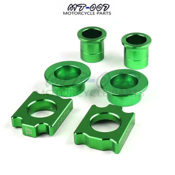 CNC Front Rear Billet Wheel Hub Spacers Chain Adjuster Axle Block for KX125 KX250 KXF250 KXF450 Motorcycle Motorcross Dirt Bike
CNC Front Rear Billet Wheel Hub Spacers Chain Adjuster Axle Block for KX125 KX250 KXF250 KXF450 Motorcycle Motorcross Dirt Bike