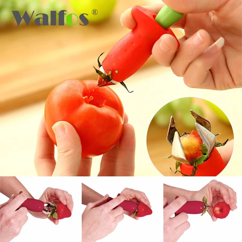 1 pcs Strawberry Hullers Metal +Plastic Fruit Remove Stalks Device Tomato Stalks Strawberry Knife Stem Remover Fruit Slicer
1 pcs Strawberry Hullers Metal +Plastic Fruit Remove Stalks Device Tomato Stalks Strawberry Knife Stem Remover Fruit Slicer