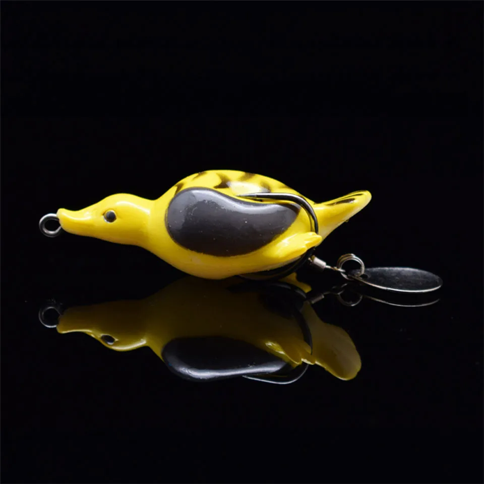 1PCS Pesca Pike Fishing Lure Artificial Bait 14g 65mm Sinking Duck Lure Soft Baits Fishing Wobblers Frog Lure
1PCS Pesca Pike Fishing Lure Artificial Bait 14g 65mm Sinking Duck Lure Soft Baits Fishing Wobblers Frog Lure