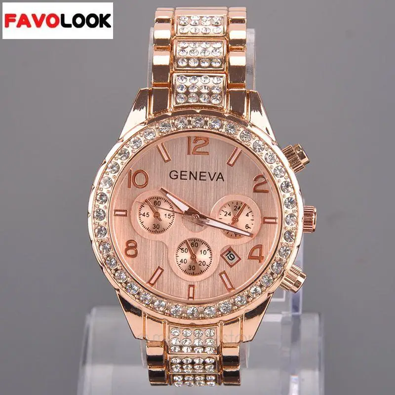 New Mens Watches Top Brand Luxury Crystal Inlaid Steel Band Men's Quartz Watch Rose Gold Silver Dress Watch
New Mens Watches Top Brand Luxury Crystal Inlaid Steel Band Men's Quartz Watch Rose Gold Silver Dress Watch