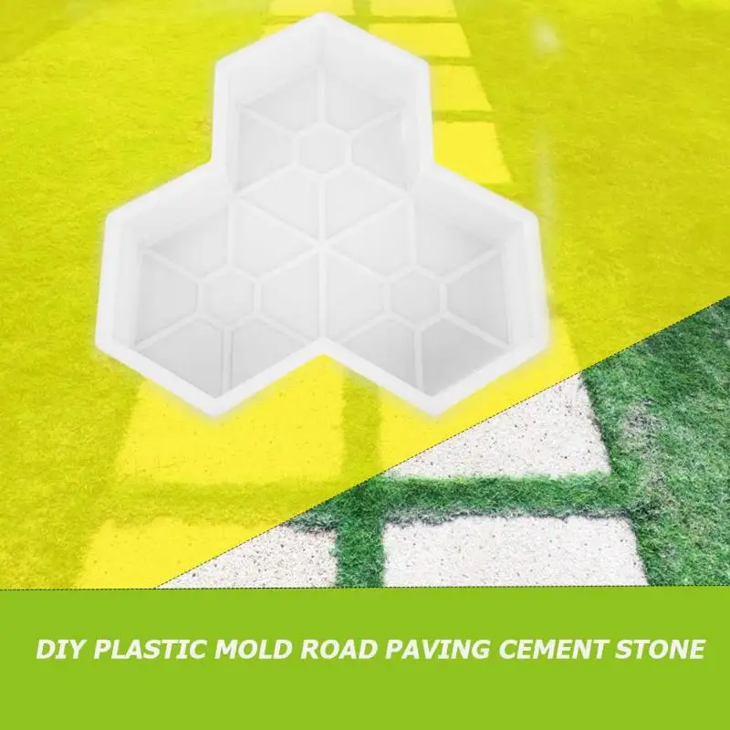 Plastic Pavement Mold DIY Path Maker Mold Paving Cement Brick The Stone Road Paving Moulds Tool For Garden Decoration
Plastic Pavement Mold DIY Path Maker Mold Paving Cement Brick The Stone Road Paving Moulds Tool For Garden Decoration