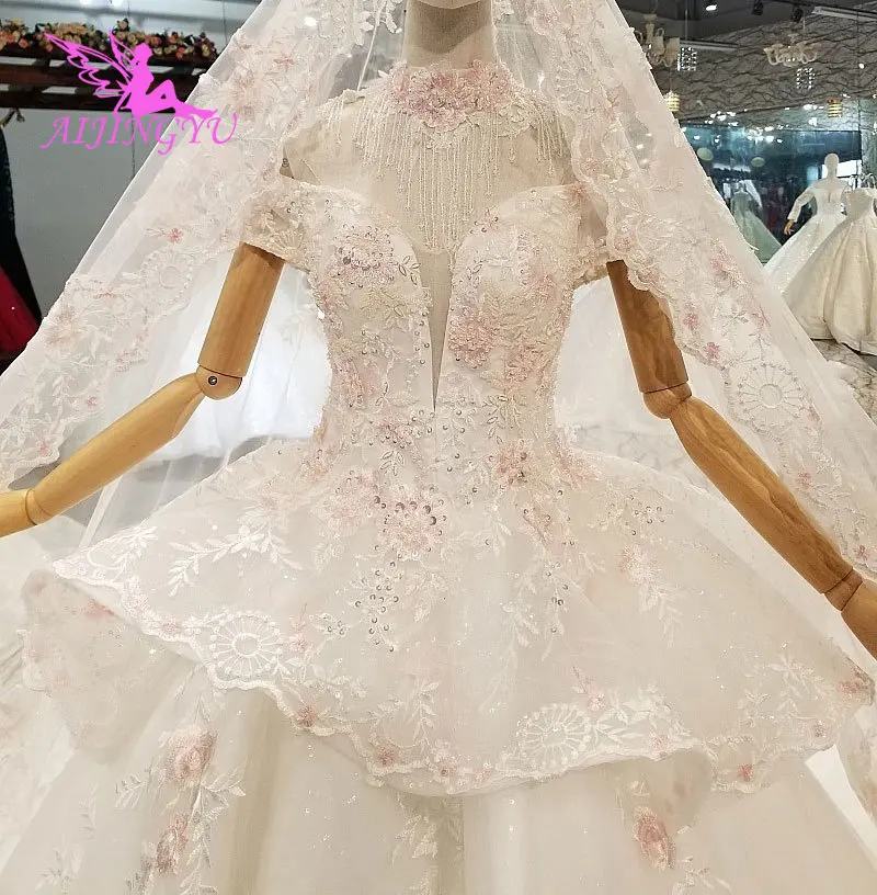 AIJINGYU Elegant Dresses Luxury Simple Gowns Unusual Pricess Tail Prices Frocks For Wedding Winter Wedding Dress
AIJINGYU Elegant Dresses Luxury Simple Gowns Unusual Pricess Tail Prices Frocks For Wedding Winter Wedding Dress