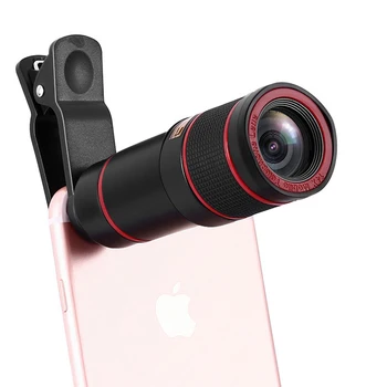 

14X Universal Optical Zoom Lens Marco Focus Telescope Len for iPhone 8 7 6 6s Samsung S8 Plus S6 S7 edge Phone Camera Lens Kit