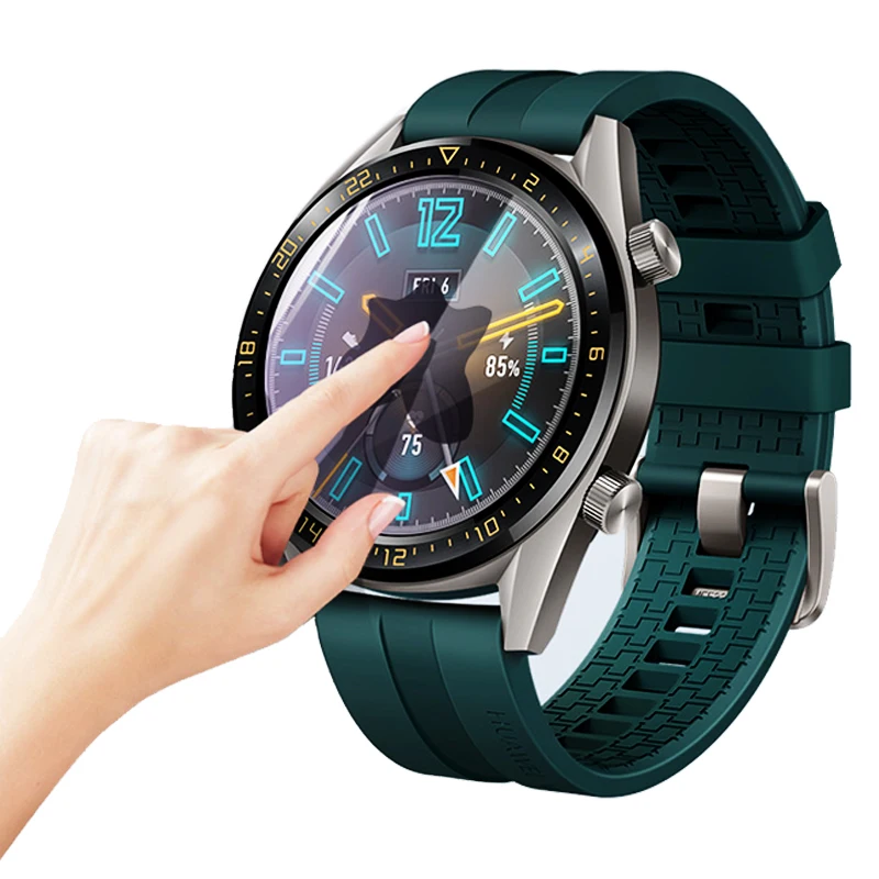 Фото Аксессуары для часов huawei watch GT стекло samsung galaxy 46 мм 42 gear S3 Frontier 9H HD - купить