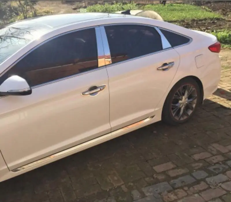 6pcs Chrome Central Window Pillar Posts Cover Trim For Hyundai Sonata LF 2015 2016
6pcs Chrome Central Window Pillar Posts Cover Trim For Hyundai Sonata LF 2015 2016