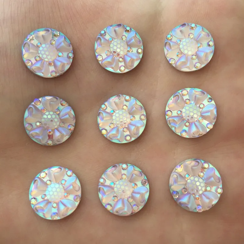DIY 60PCS 12mm AB round Resin 3d flower Rhinestone Flatback Scrapbooking Phone C015
DIY 60PCS 12mm AB round Resin 3d flower Rhinestone Flatback Scrapbooking Phone C015