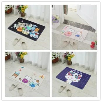 Cartoon Cat Mats For Hallway Entrance Door Mat Non-slip Bathroom Bath Mat Absorbent Kitchen Floor Carpet Bedside Rugs
Cartoon Cat Mats For Hallway Entrance Door Mat Non-slip Bathroom Bath Mat Absorbent Kitchen Floor Carpet Bedside Rugs