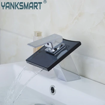 YANKSMART Bathroom Basin Sink Glass Spout Waterfall Faucet Mixer Tap Vanity Faucet Crane Chrome S-089 Mixer Tap Faucet
YANKSMART Bathroom Basin Sink Glass Spout Waterfall Faucet Mixer Tap Vanity Faucet Crane Chrome S-089 Mixer Tap Faucet