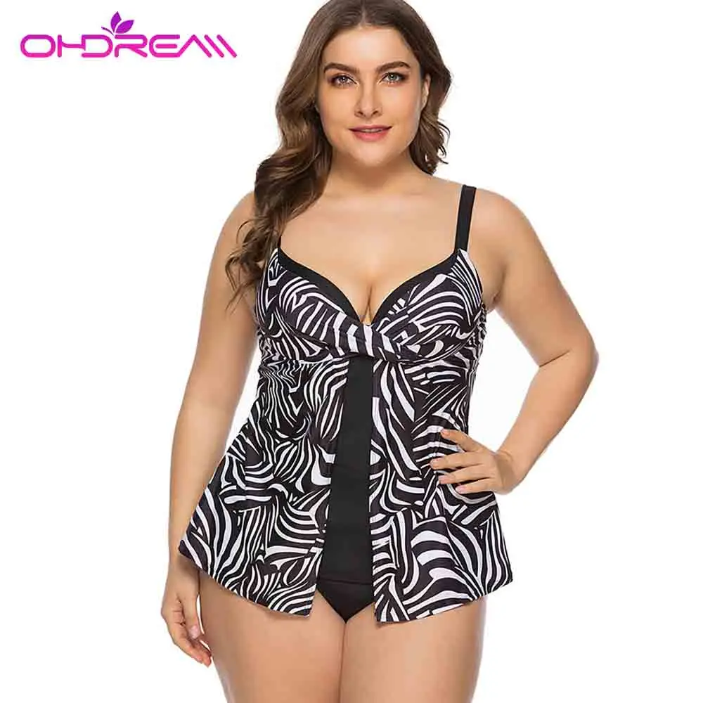 OHDREAM Women Plus Size Swimwear Print Two-piece Suits High Waist Swimsuit Double Layer Beachwear Bathing Suit Swimdress 4XL
OHDREAM Women Plus Size Swimwear Print Two-piece Suits High Waist Swimsuit Double Layer Beachwear Bathing Suit Swimdress 4XL