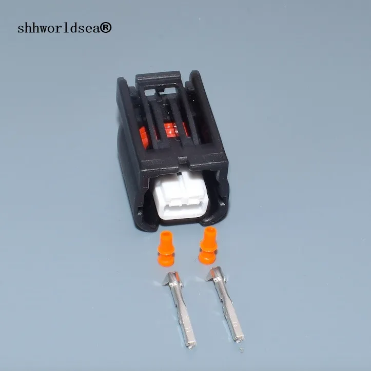 

shhworldsea 2 pin 0.6mm female for Toyota auto plastic waterproof plug 7283-2090 electric wiring harness connector 7283-2090-30