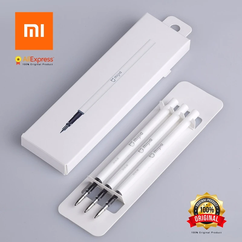 Оригинальный Xiaomi ручки для подписи Mijia 9 5 мм подписывающие добавить Заправка