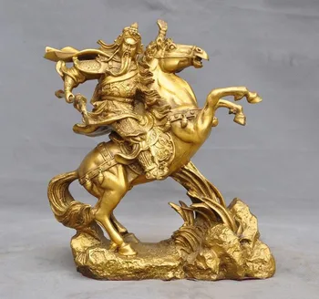 christmas 10" Folk China Fengshui Brass Warrior God Guan Gong GuanYu Ride Horse Statue New Year
christmas 10" Folk China Fengshui Brass Warrior God Guan Gong GuanYu Ride Horse Statue New Year
